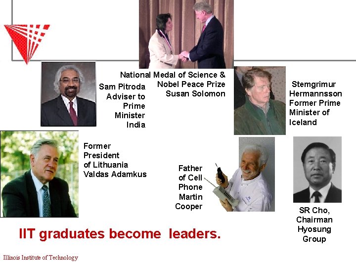 National Medal of Science & Nobel Peace Prize Sam Pitroda Susan Solomon Adviser to