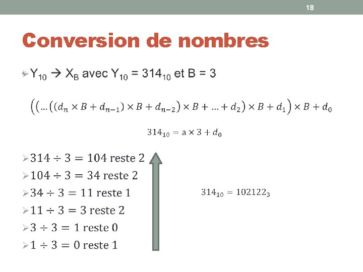 18 Conversion de nombres • 