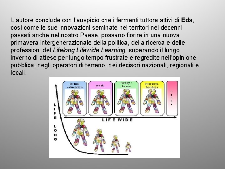 L’autore conclude con l’auspicio che i fermenti tuttora attivi di Eda, così come le