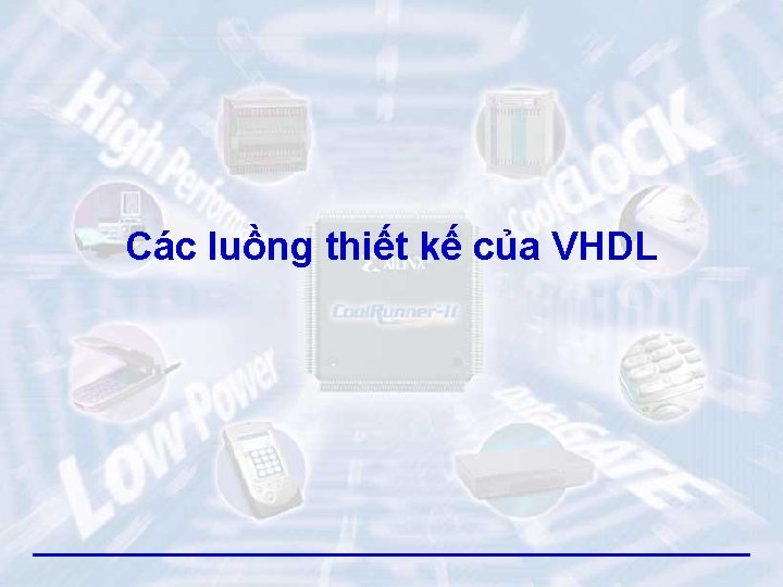 Các luồng thiết kế của VHDL 