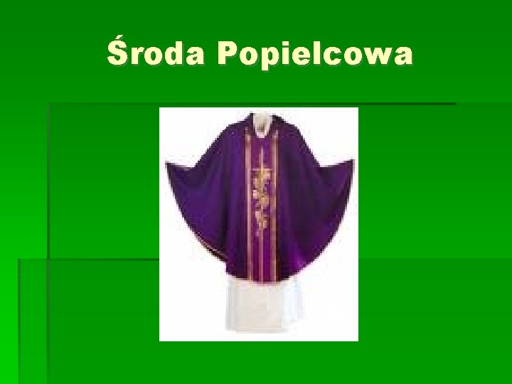 Środa Popielcowa 