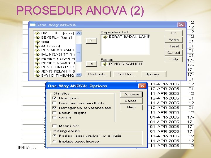 PROSEDUR ANOVA (2) 04/01/2022 7 