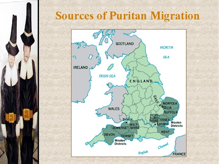 Sources of Puritan Migration 