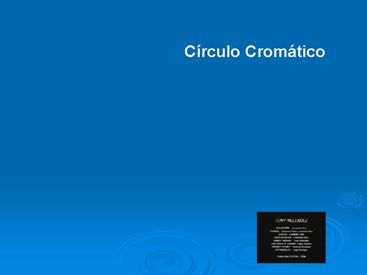 Círculo Cromático 