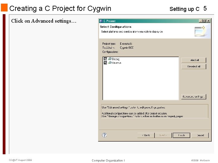 Getting Eclipse for CC Development Setting up C