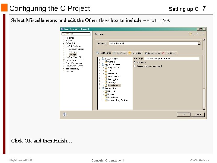 Getting Eclipse for CC Development Setting up C
