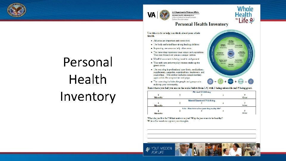 Personal Health Inventory 