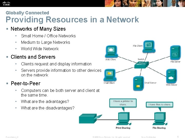 Globally Connected Providing Resources in a Network § Networks of Many Sizes • Small Globally Connected Providing Resources in a Network § Networks of Many Sizes • Small
