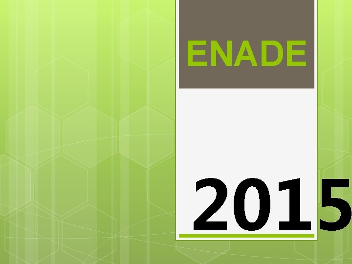 ENADE 2015 