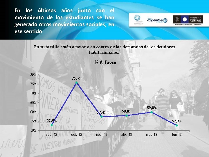 En los últimos años junto con el movimiento de los estudiantes se han generado