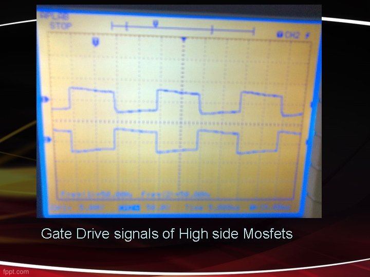 Gate Drive signals of High side Mosfets 