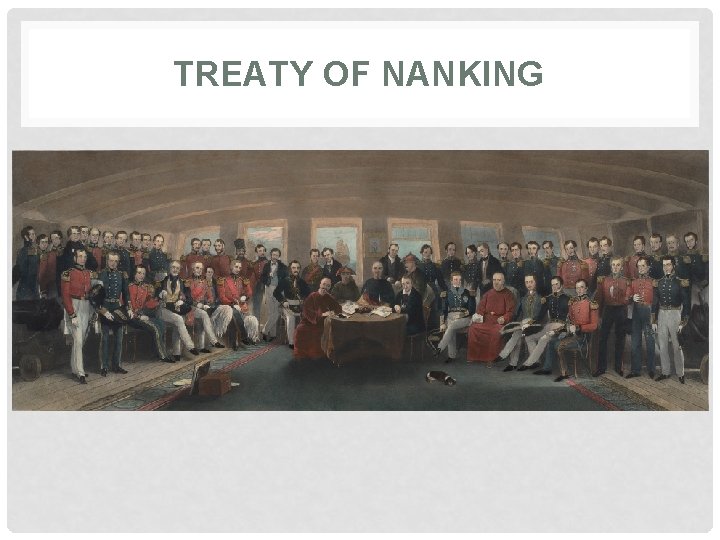 TREATY OF NANKING 