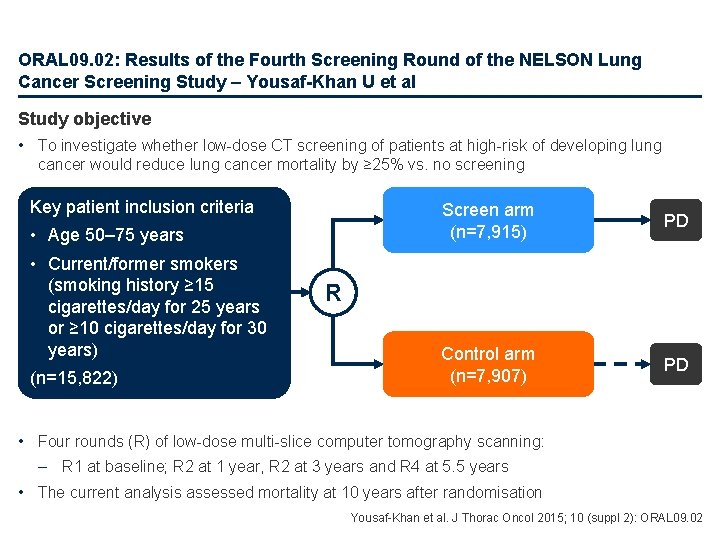 ORAL 09. 02: Results of the Fourth Screening Round of the NELSON Lung Cancer