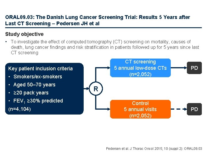 ORAL 09. 03: The Danish Lung Cancer Screening Trial: Results 5 Years after Last