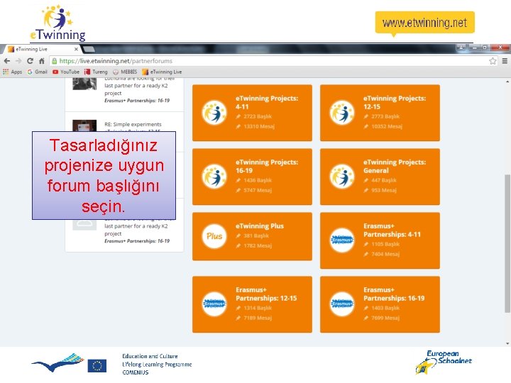Tasarladığınız projenize uygun forum başlığını seçin. Tasarladığınız projenize uygun forum başlığını seçin.