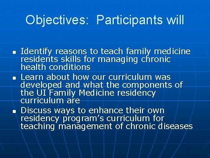 Teaching the Future for Chronic Disease Management for
