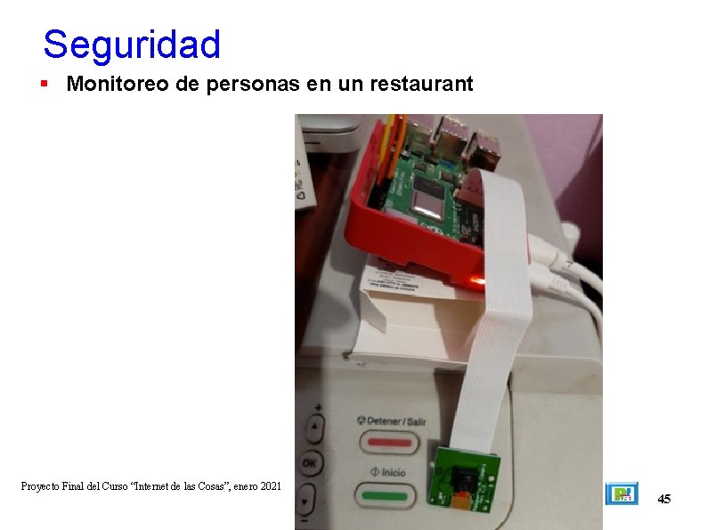Seguridad Monitoreo de personas en un restaurant Proyecto Final del Curso “Internet de las