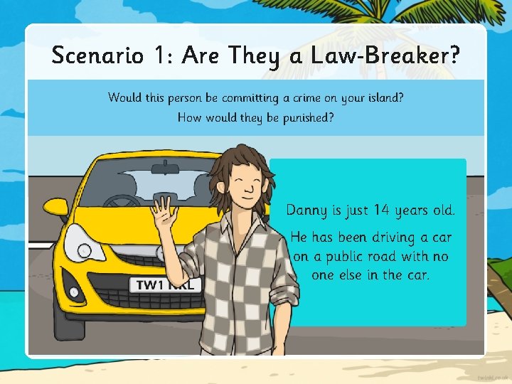 Scenario 1: Are They a Law Breaker? Would this person be committing a crime