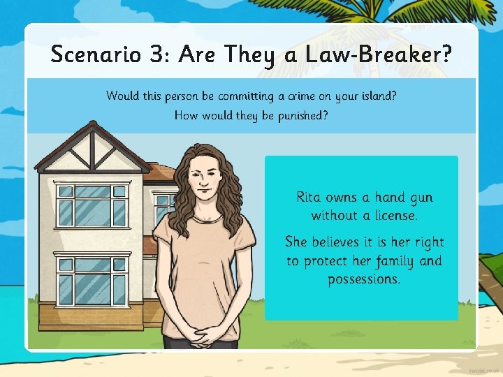 Scenario 3: Are They a Law Breaker? Would this person be committing a crime