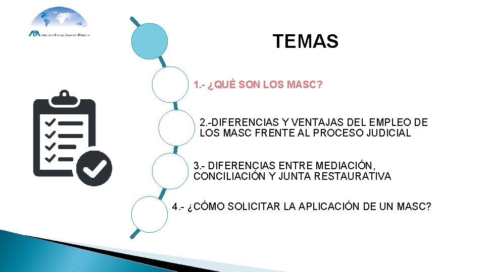 TEMAS 1. - ¿QUÉ SON LOS MASC? 2. -DIFERENCIAS Y VENTAJAS DEL EMPLEO DE TEMAS 1. - ¿QUÉ SON LOS MASC? 2. -DIFERENCIAS Y VENTAJAS DEL EMPLEO DE