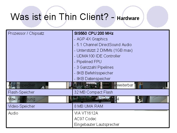 Was ist ein Thin Client? - Hardware Prozessor / Chipsatz l Beispiel: IGEL smart-132 Was ist ein Thin Client? - Hardware Prozessor / Chipsatz l Beispiel: IGEL smart-132