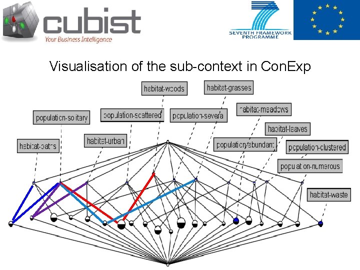 Visualisation of the sub-context in Con. Exp 