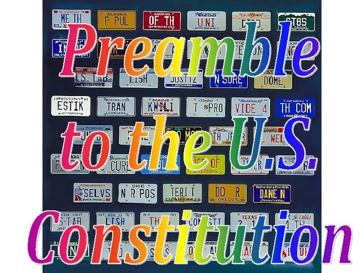 Preamble to Constitution 