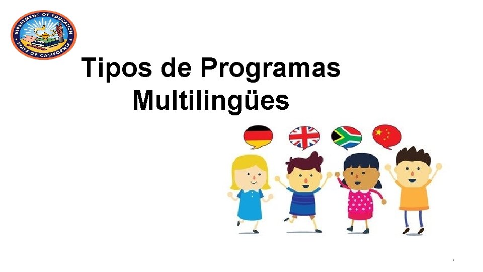 Tipos de Programas Multilingües 7 