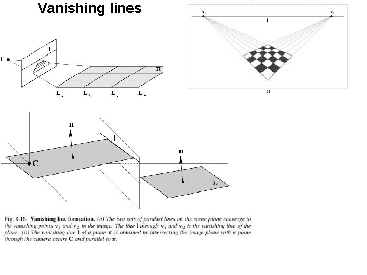 Vanishing lines 