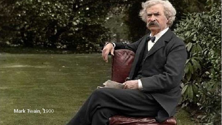 Mark Twain, 1900 