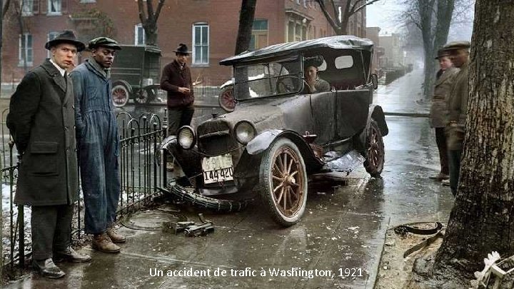 Un accident de trafic à Washington, 1921 