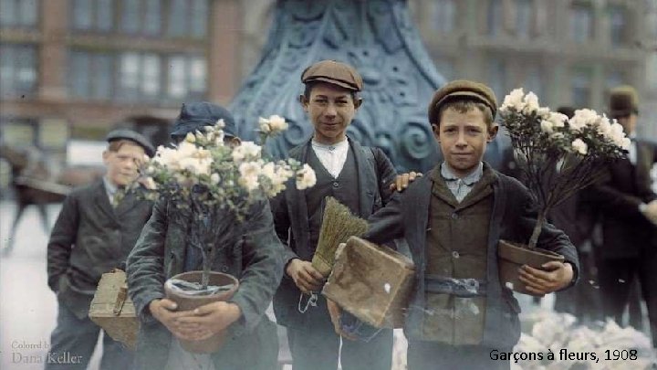 Garçons à fleurs, 1908 