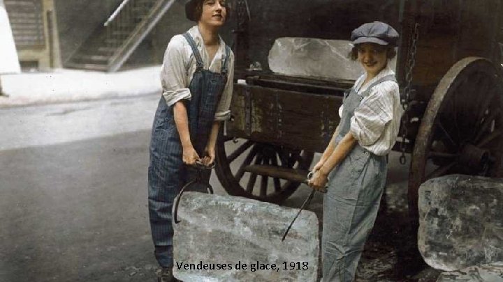 Vendeuses de glace, 1918 