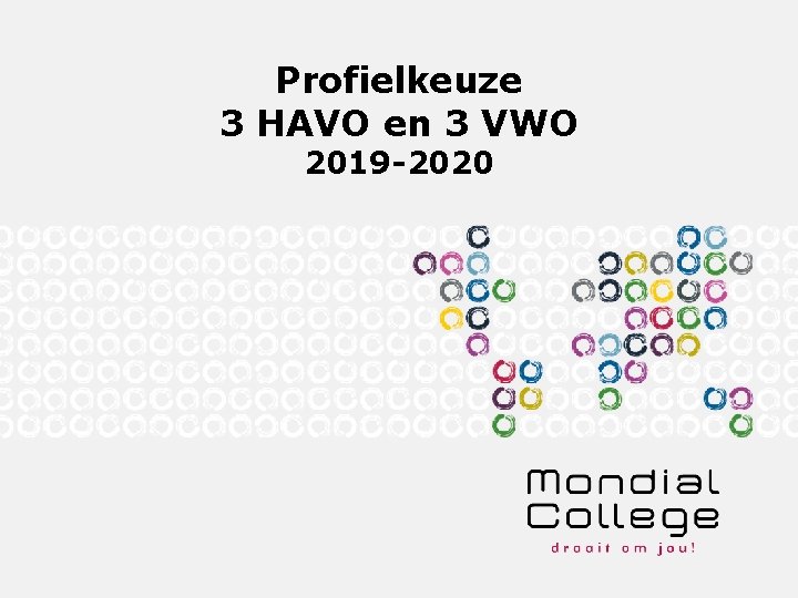 Profielkeuze 3 HAVO en 3 VWO 2019 -2020 