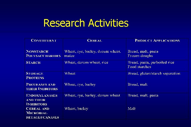 Research Activities 