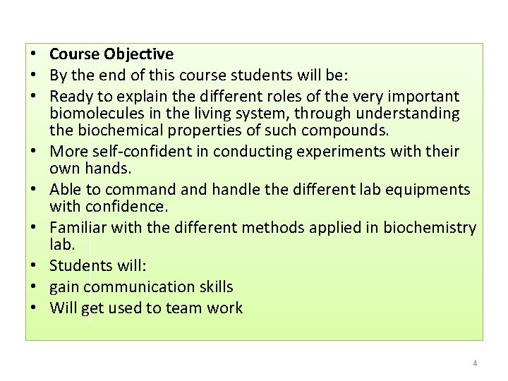 module 2lab study objectives - lab study objectives... Practical Biochemistry 2 Lab BIOCB 2101 IUG Fall