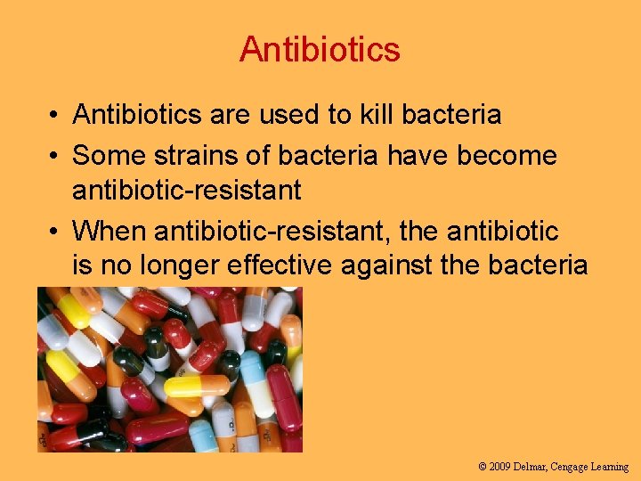 Antibiotics • Antibiotics are used to kill bacteria • Some strains of bacteria have