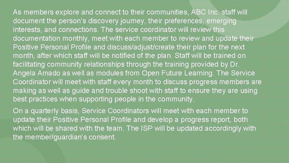 As members explore and connect to their communities, ABC Inc. staff will document the