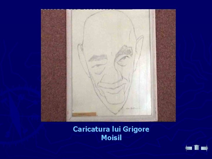 Caricatura lui Grigore Moisil 