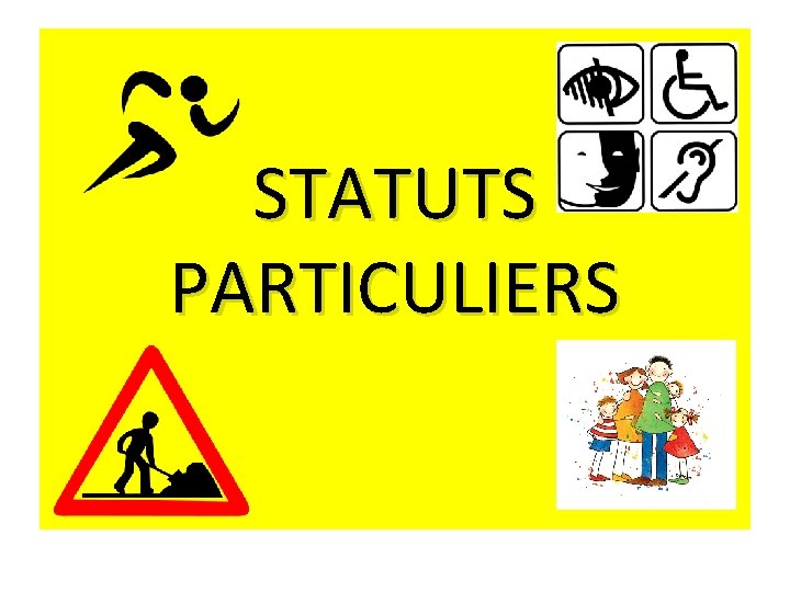 STATUTS PARTICULIERS 