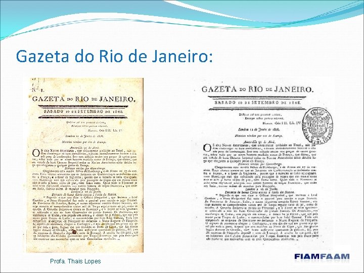 Histria da Comunicao Aula 3 O INCIO DO