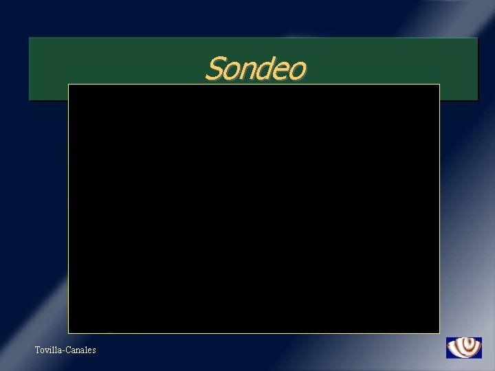 Sondeo Tovilla-Canales 