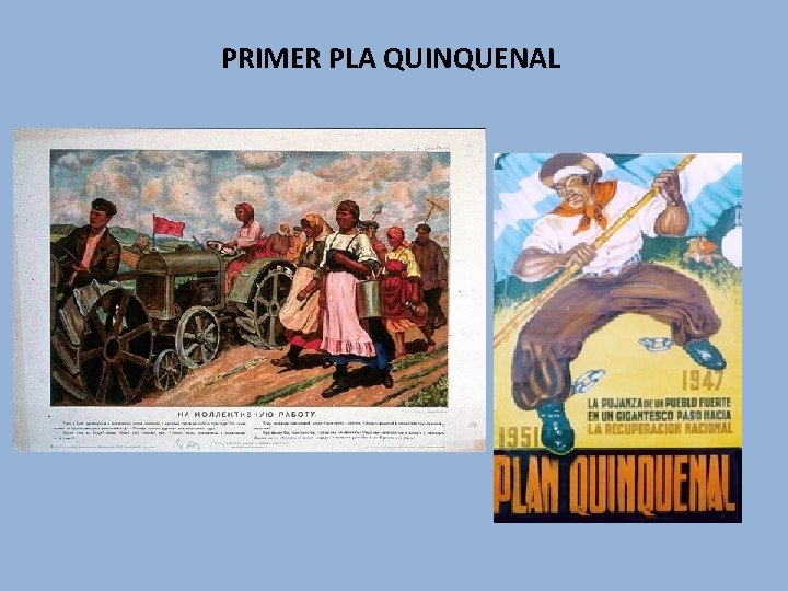 PRIMER PLA QUINQUENAL 