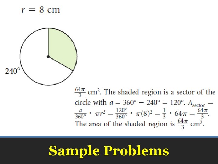 Sample Problems 