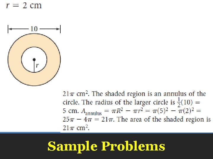 Sample Problems 