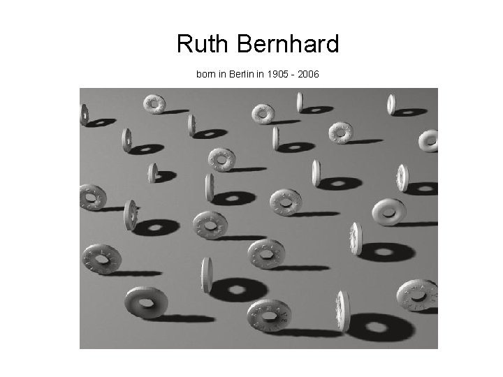 Ruth Bernhard born in Berlin in 1905 - 2006 