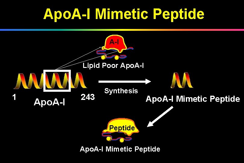 Apo. A-I Mimetic Peptide A-I Lipid Poor Apo. A-I 1 Apo. A-I 243 Synthesis