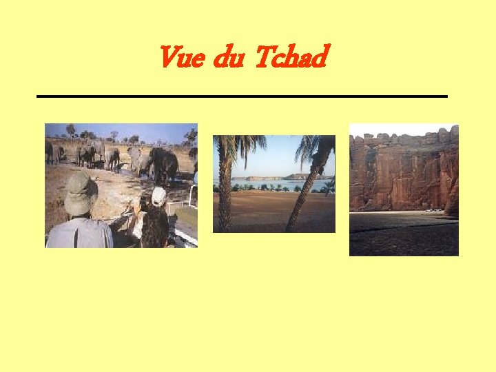 Vue du Tchad 