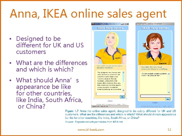 Anna, IKEA online sales agent • Designed to be different for UK and US