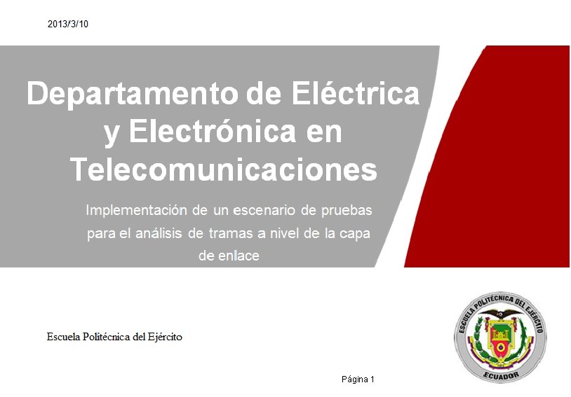 Security Level: Internal 2022/1/5 Departamento de Eléctrica y Electrónica en Telecomunicaciones Implementación de un